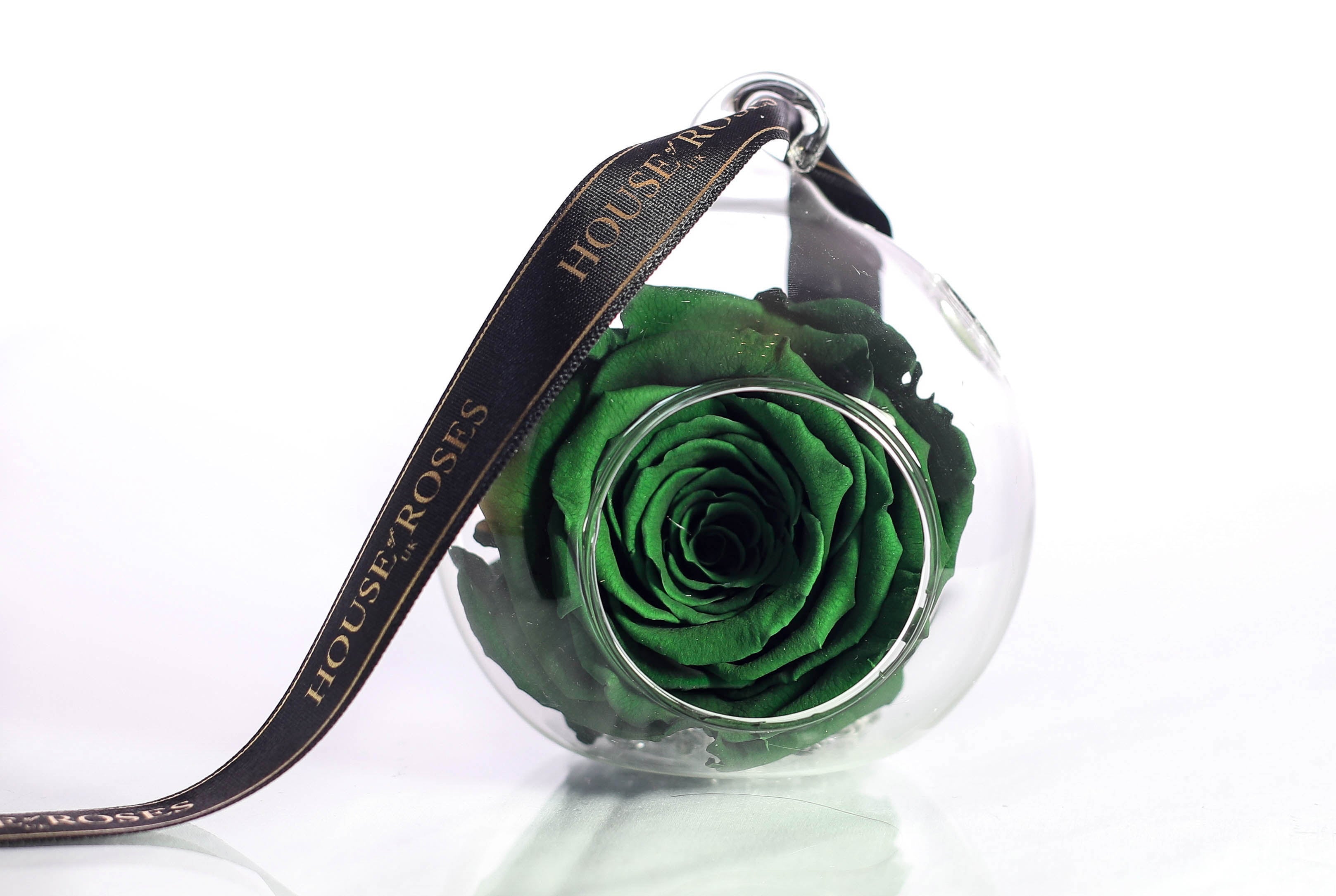 Green Eternal Rose In Globe