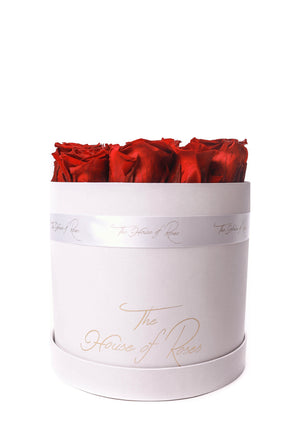 Eternal Rose Hatbox - White - The House of Roses London